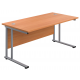 Olton Twin Cantilever  800mm Deep Straight Office Desk